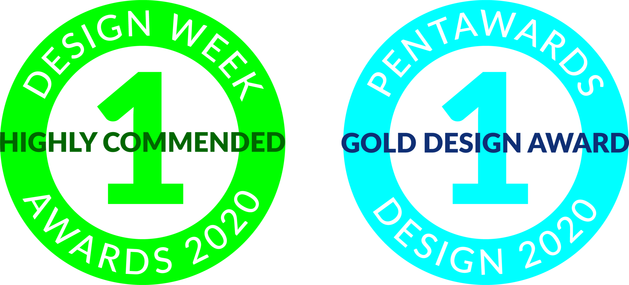awards design award 2020 week pentawards gold highly commended