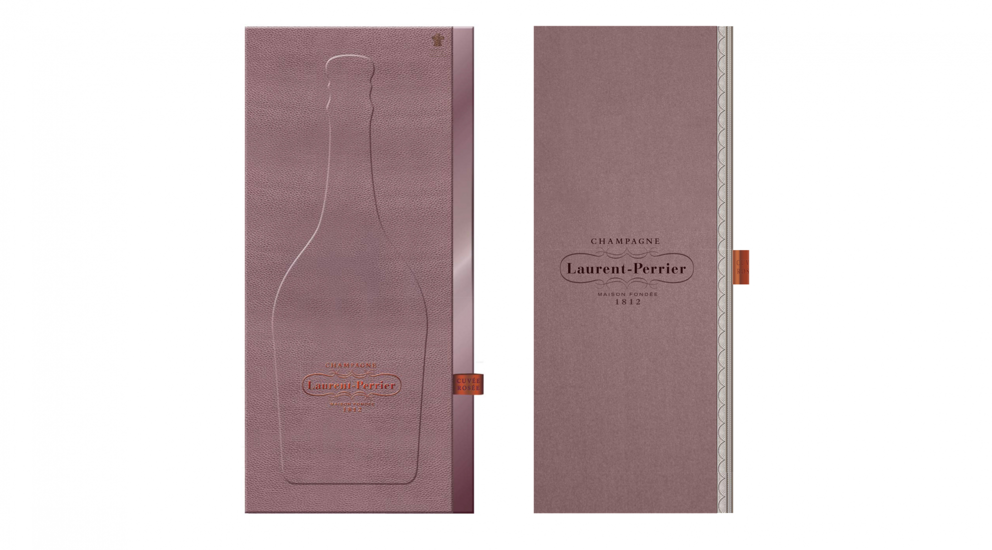 laurent perrier packaging rose cuvee bottle
