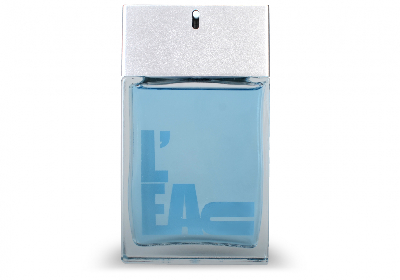 monoprix bottle perfume eau blue silver
